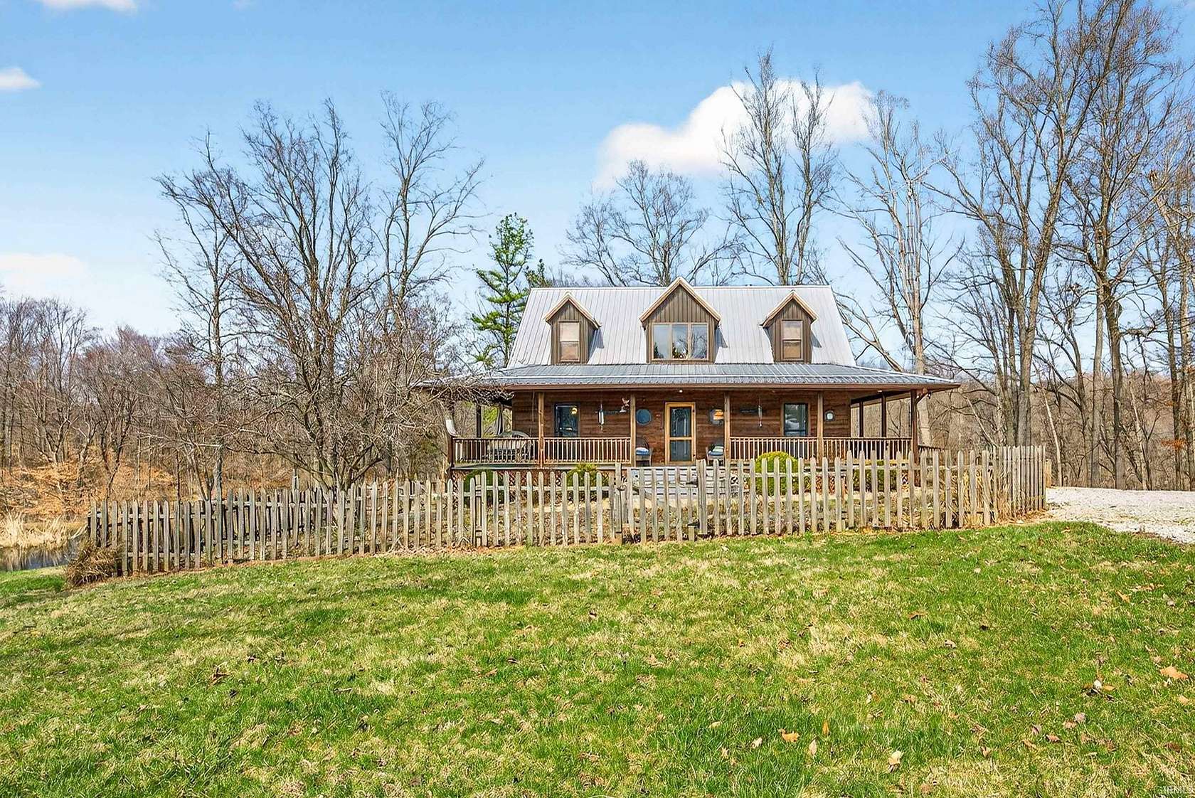 7 Acres of Land with Home for Sale in Norman, Indiana