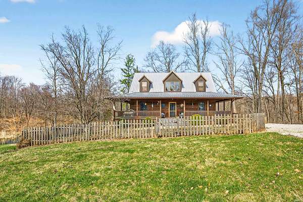 7 Acres of Land with Home for Sale in Norman, Indiana