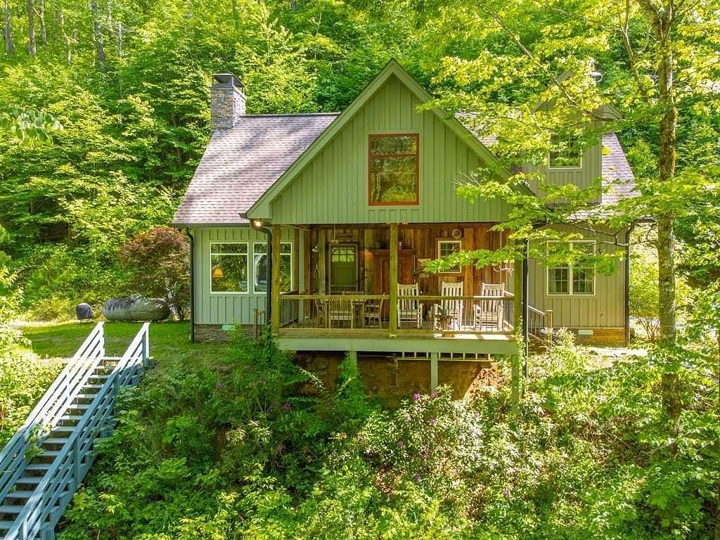 3.27 Acres of Land with Home for Sale in Hayesville, North Carolina