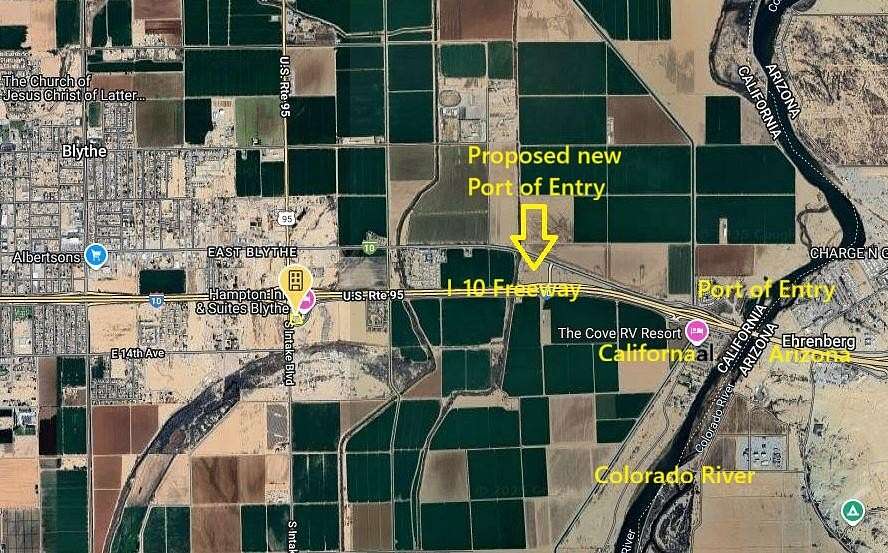 0.93 Acres of Commercial Land for Sale in Blythe, California