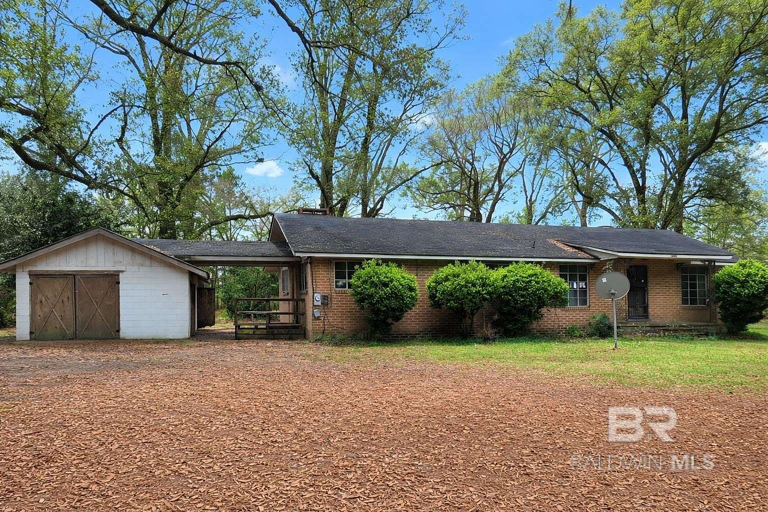 10.2 Acres of Land with Home for Sale in Eight Mile, Alabama
