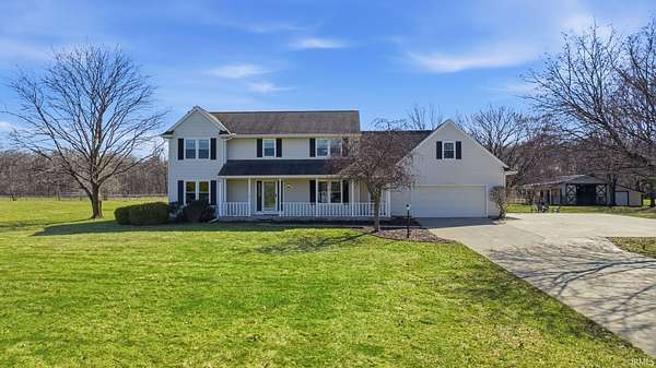 5 Acres of Land with Home for Sale in Granger, Indiana