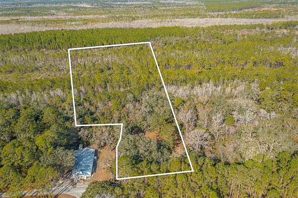 10.5 Acres of Land with Home for Sale in Darien, Georgia