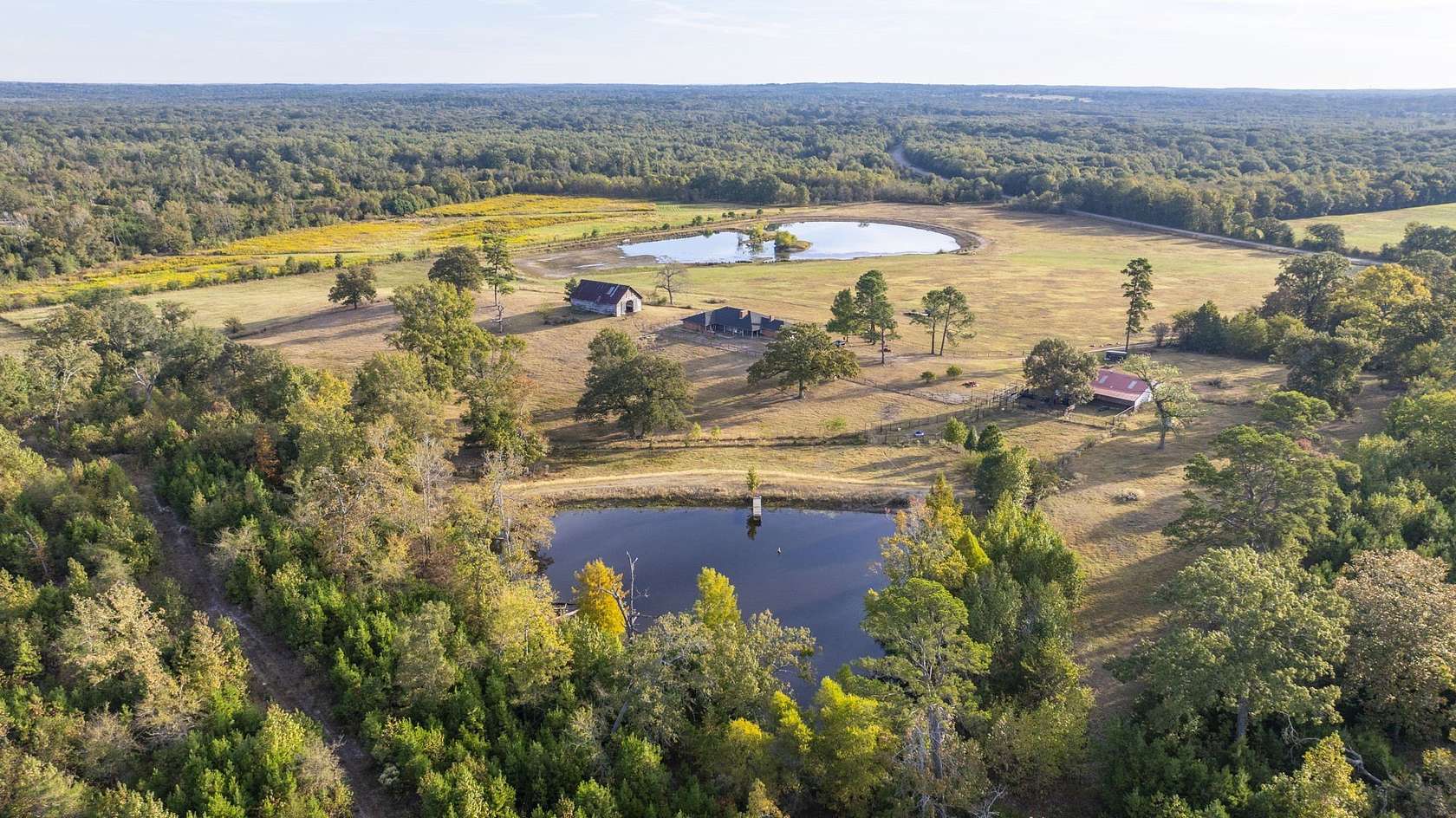 275 Acres of Land with Home for Sale in Mineola, Texas
