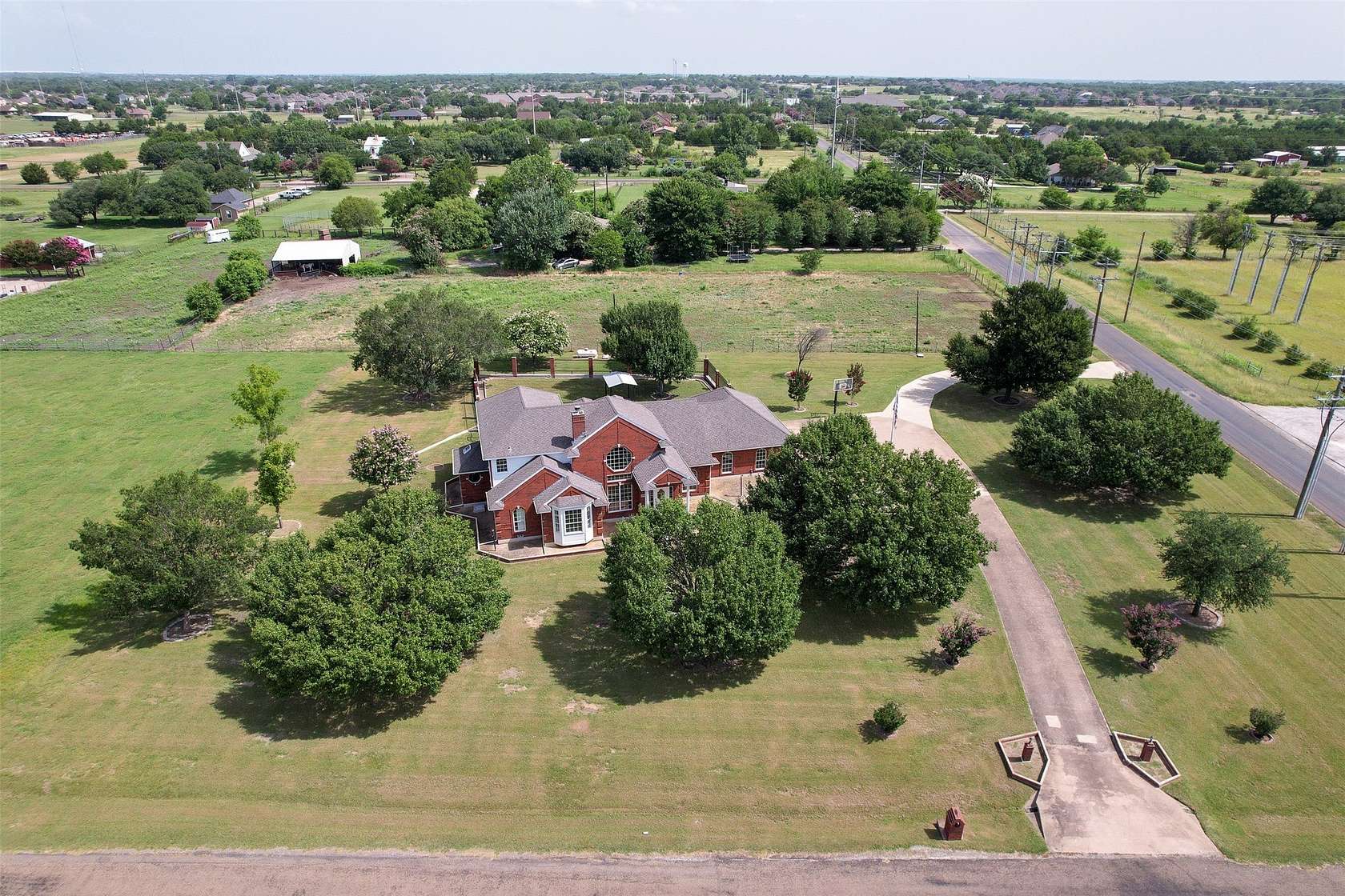 1.76 Acres of Land with Home for Sale in Midlothian, Texas