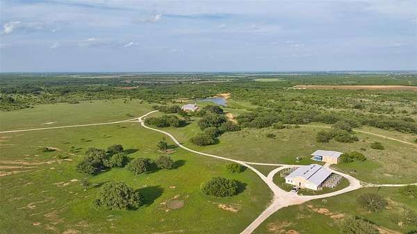 392 Acres of Agricultural Land with Home for Sale in Coleman, Texas