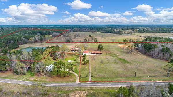 70.5 Acres of Recreational Land with Home for Sale in Bagwell, Texas