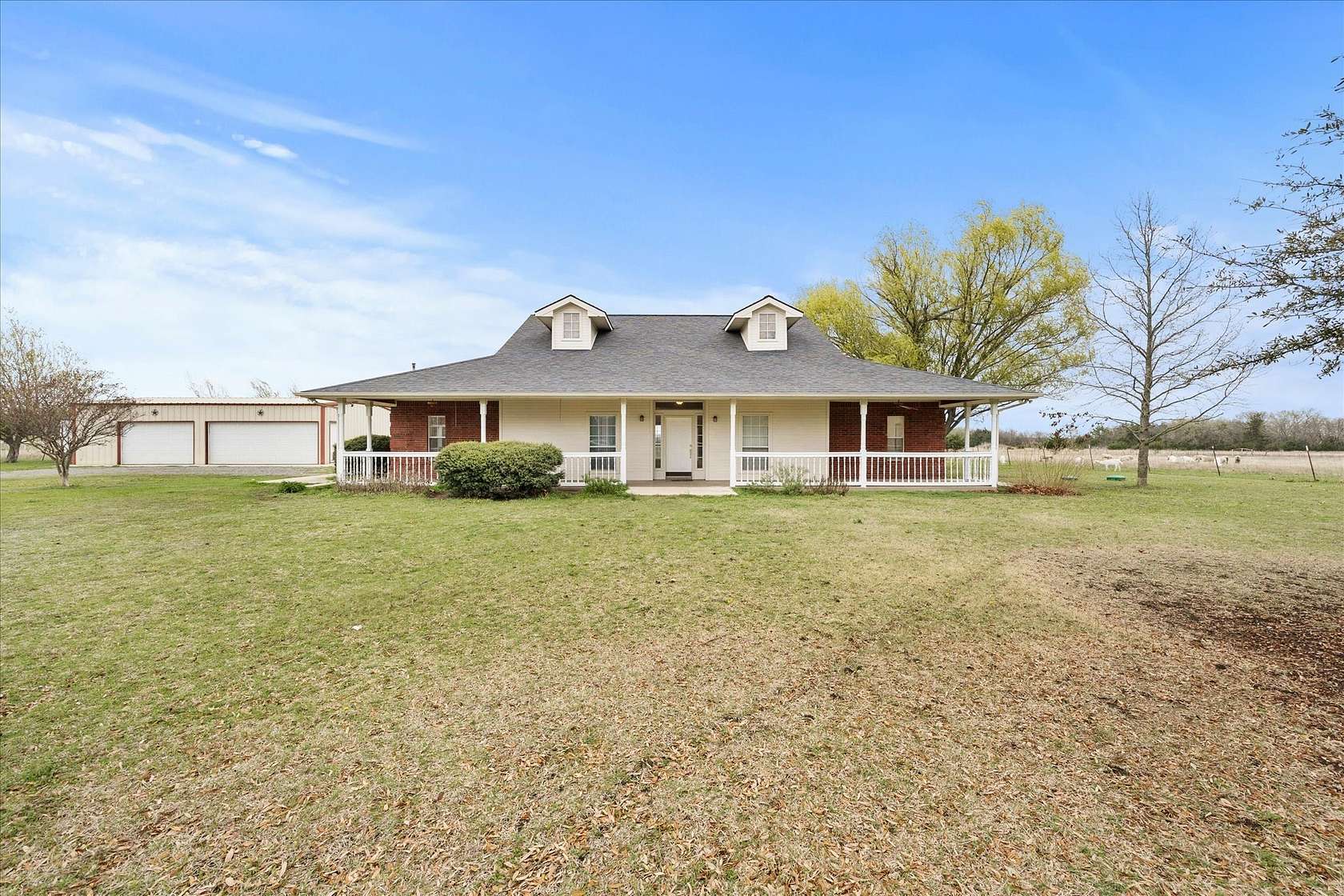 5.86 Acres of Land with Home for Sale in Leonard, Texas