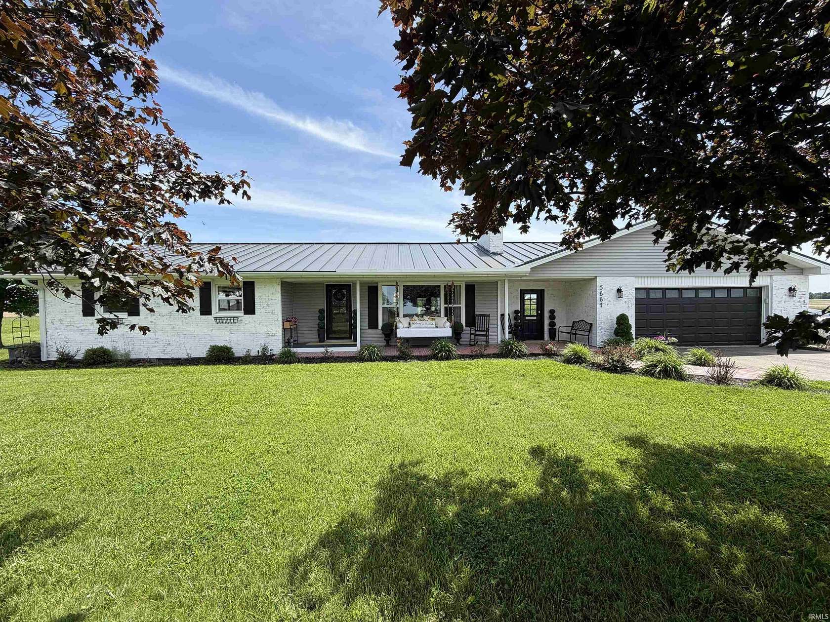 9.14 Acres of Land with Home for Sale in Eaton, Indiana