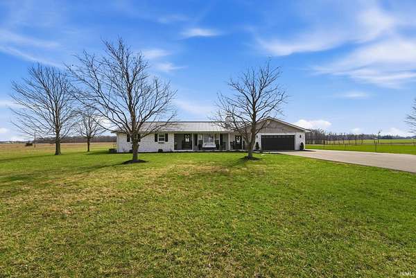 9.14 Acres of Land with Home for Sale in Eaton, Indiana