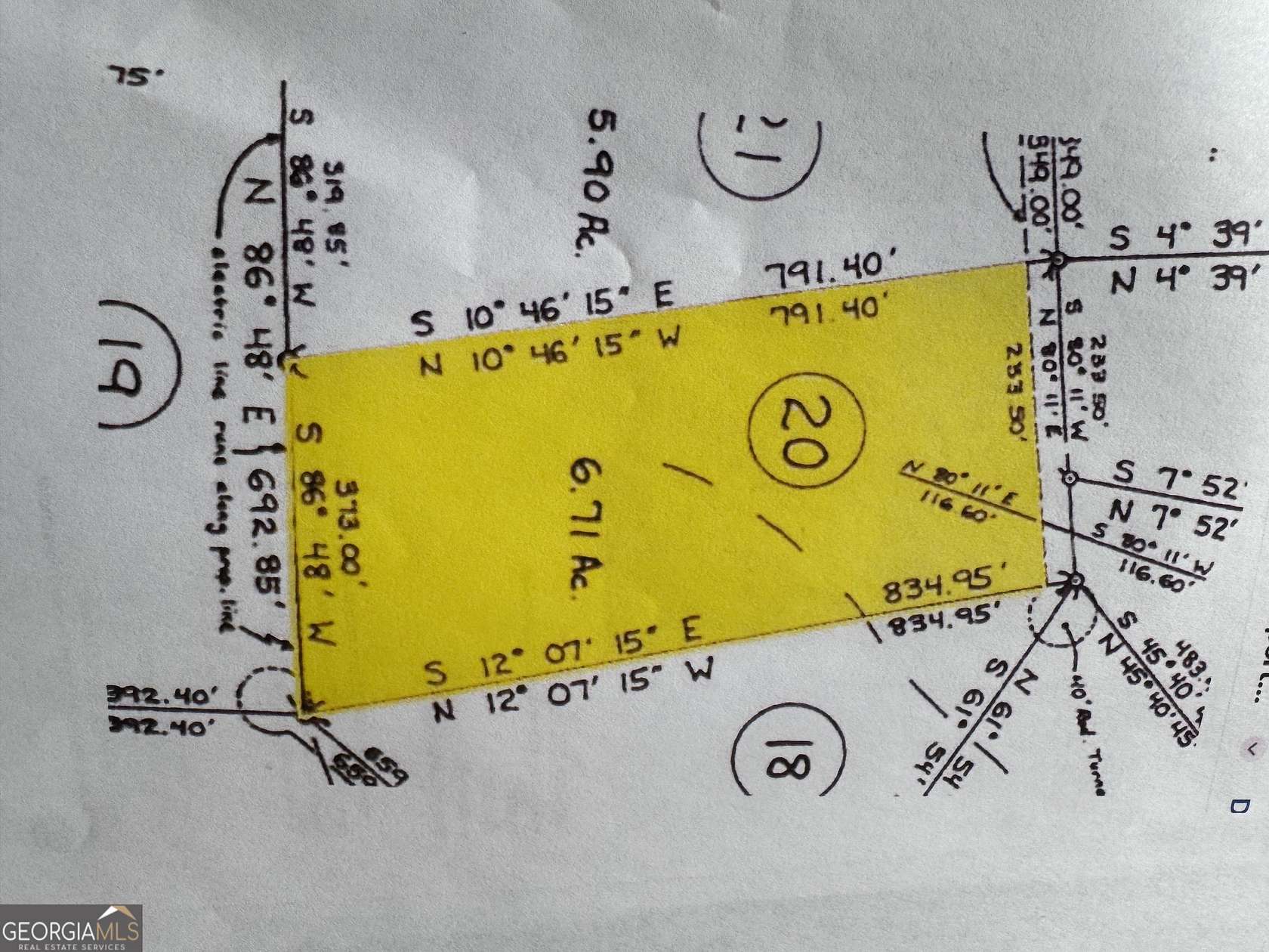 6.7 Acres of Land for Sale in Franklin, Georgia