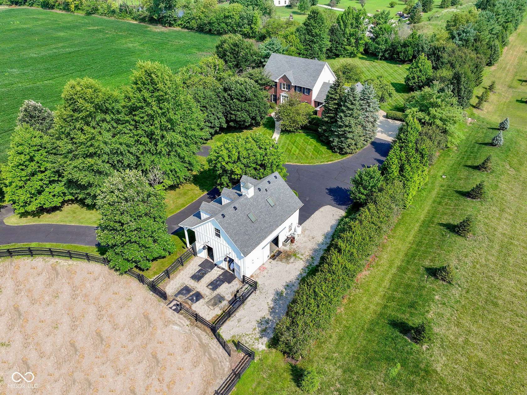 5.32 Acres of Land with Home for Sale in Zionsville, Indiana