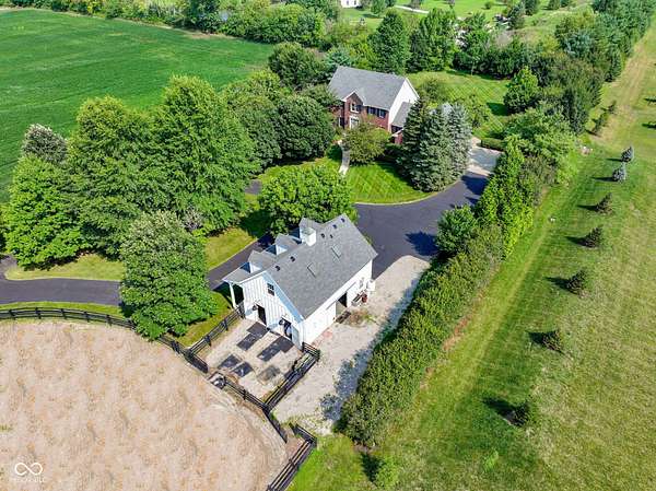 5.32 Acres of Land with Home for Sale in Zionsville, Indiana