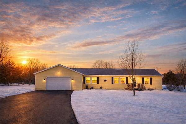 1.5 Acres of Land with Home for Sale in Pulaski, Wisconsin