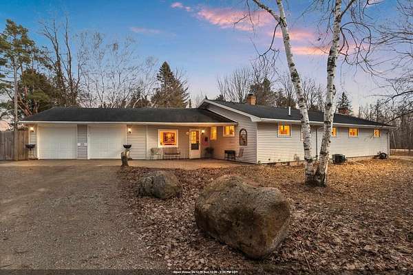 8.72 Acres of Land with Home for Sale in Sobieski, Wisconsin