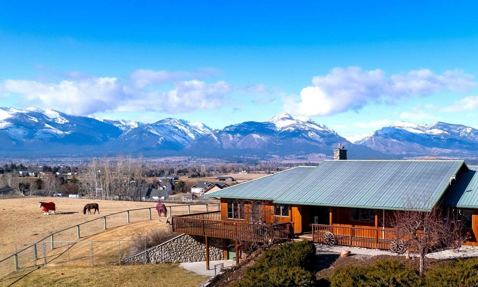 5 Acres of Land with Home for Sale in Corvallis, Montana