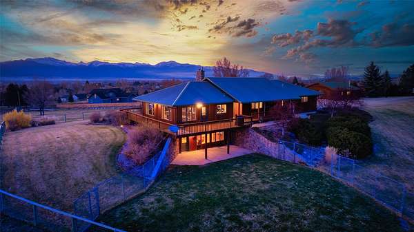 5 Acres of Land with Home for Sale in Corvallis, Montana