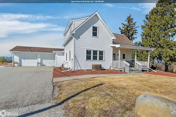 15.4 Acres of Recreational Land with Home for Sale in New Virginia, Iowa