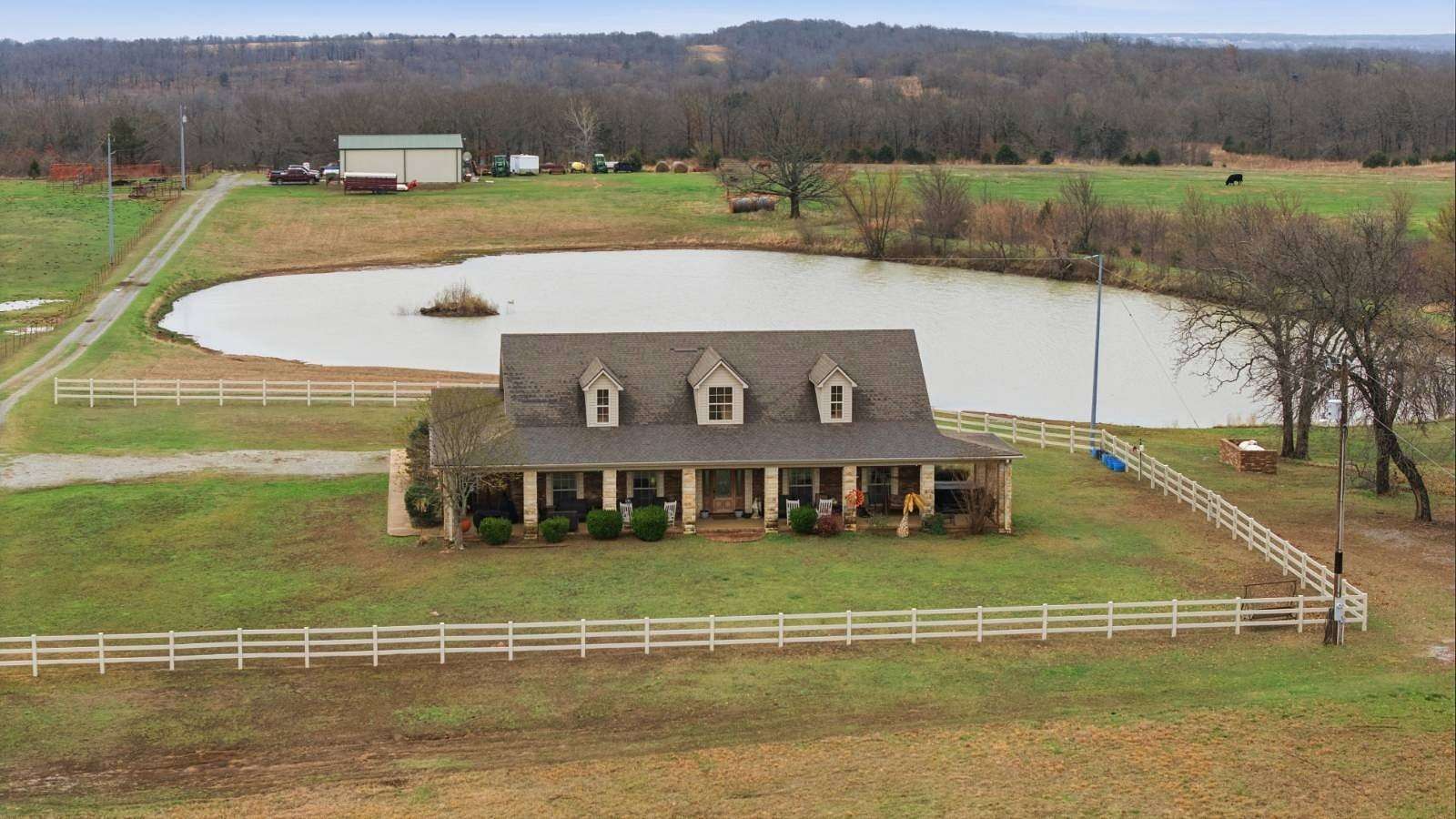 200 Acres of Recreational Land with Home for Sale in Calvin, Oklahoma