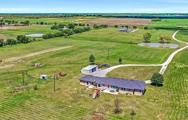 17.5 Acres of Land with Home for Lease in Gunter, Texas