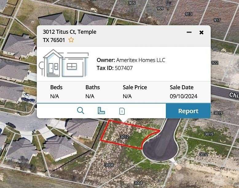 0.14 Acres of Residential Land for Sale in Temple, Texas
