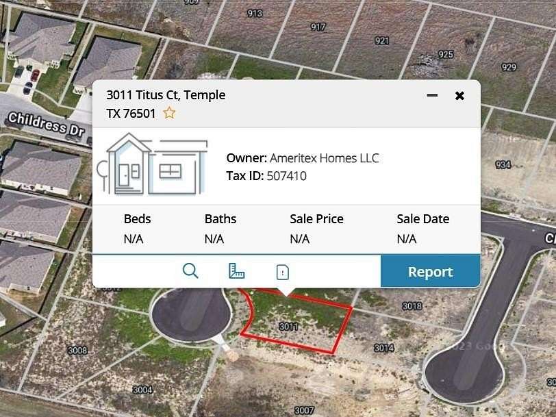 0.14 Acres of Residential Land for Sale in Temple, Texas