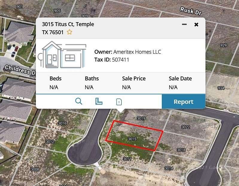 0.17 Acres of Residential Land for Sale in Temple, Texas