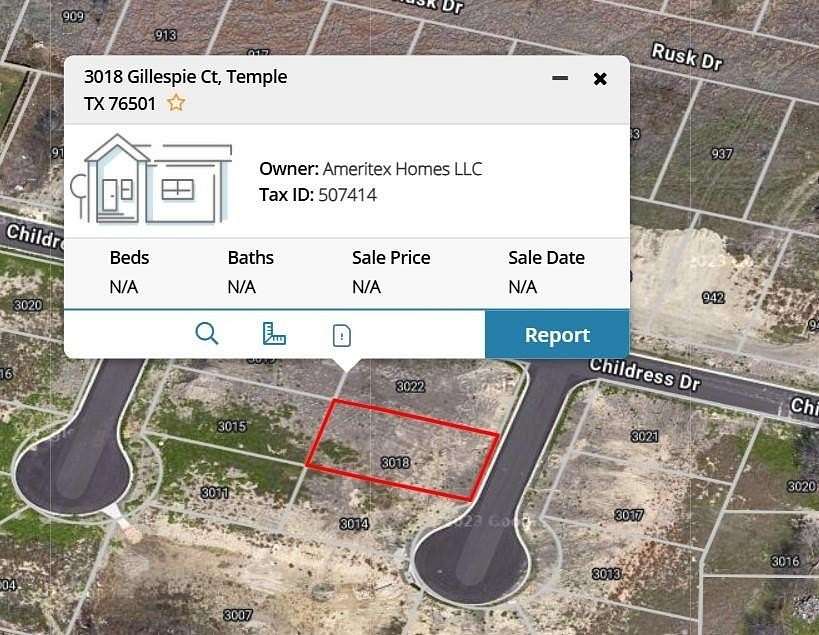 0.17 Acres of Residential Land for Sale in Temple, Texas
