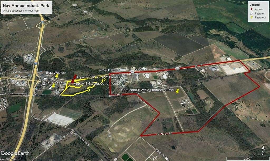 47.6 Acres of Land for Sale in Corsicana, Texas