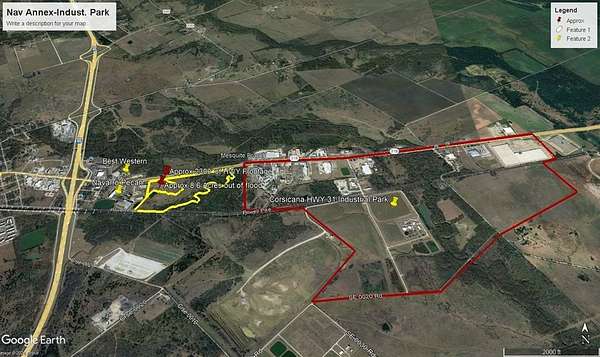47.6 Acres of Land for Sale in Corsicana, Texas
