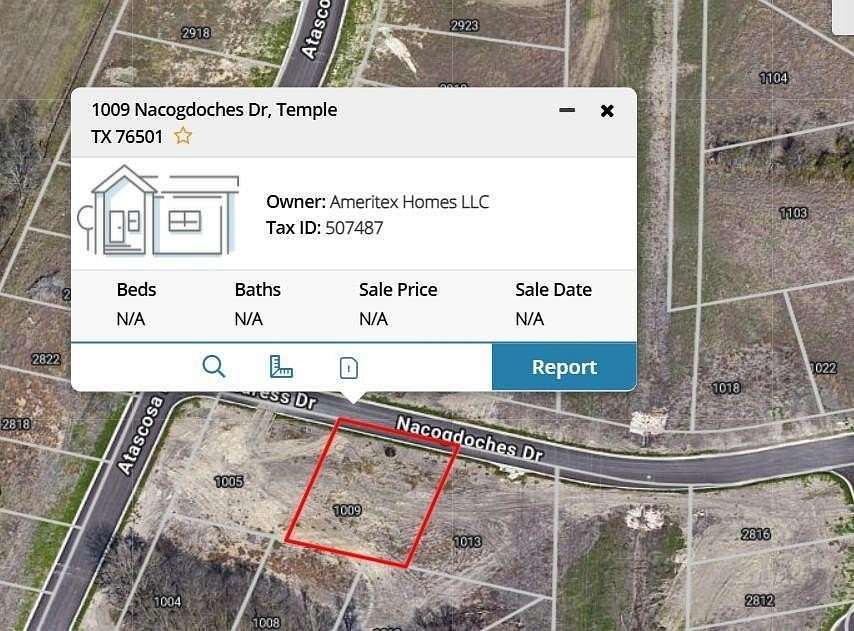 0.23 Acres of Residential Land for Sale in Temple, Texas