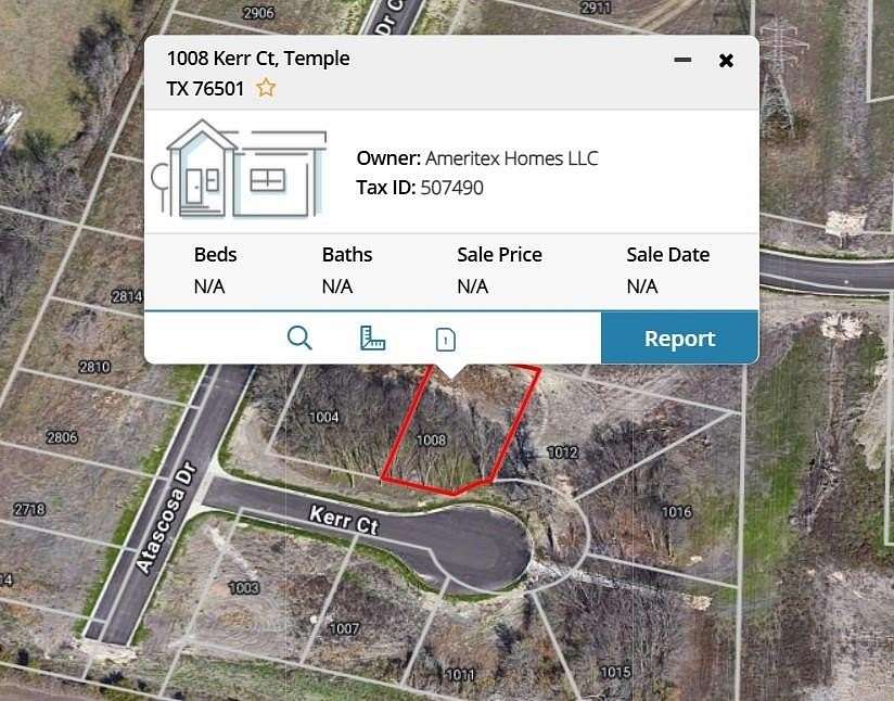 0.17 Acres of Residential Land for Sale in Temple, Texas