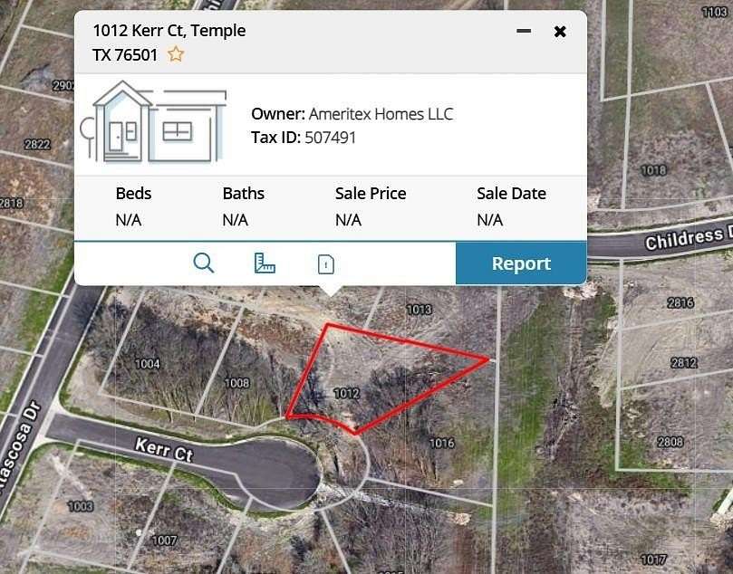 0.2 Acres of Residential Land for Sale in Temple, Texas