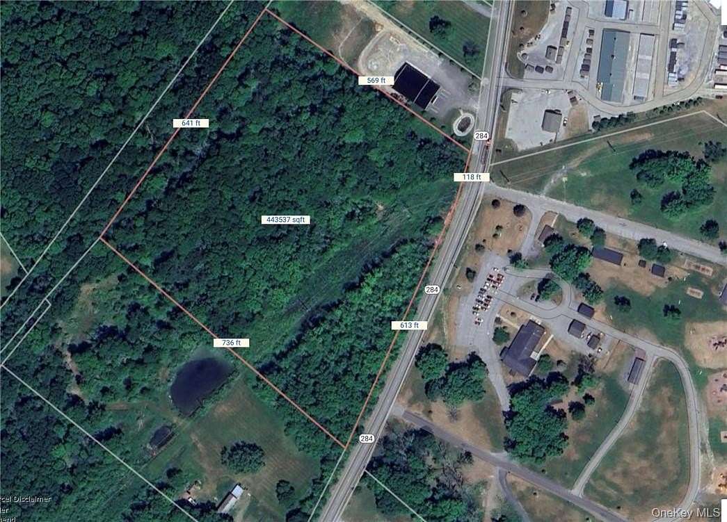 9.9 Acres of Commercial Land for Sale in Slate Hill, New York