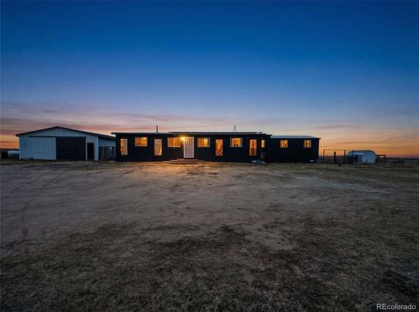 35.4 Acres of Agricultural Land with Home for Sale in Yoder, Colorado