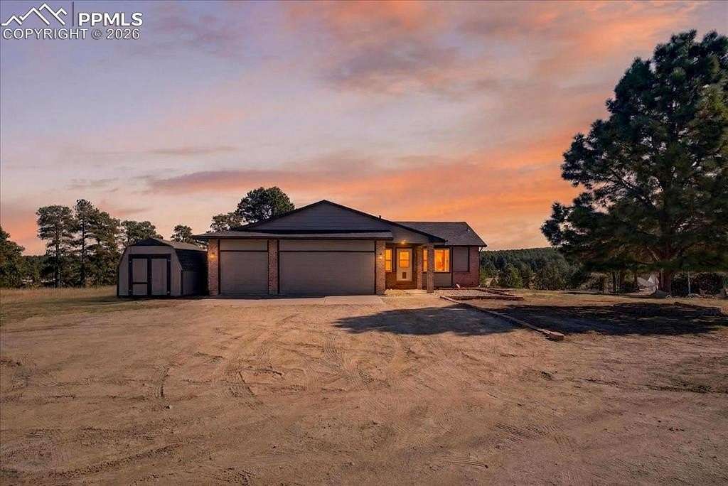 6.74 Acres of Land with Home for Sale in Kiowa, Colorado