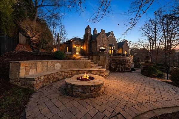 3.84 Acres of Land with Home for Sale in Roswell, Georgia