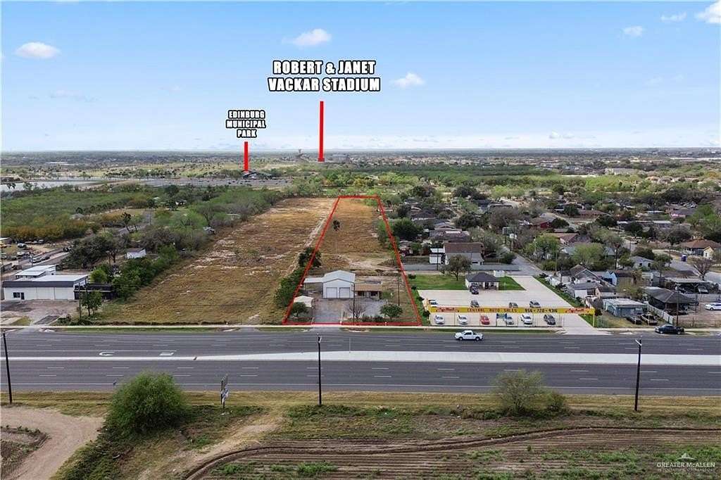 2.89 Acres of Improved Commercial Land for Sale in Edinburg, Texas