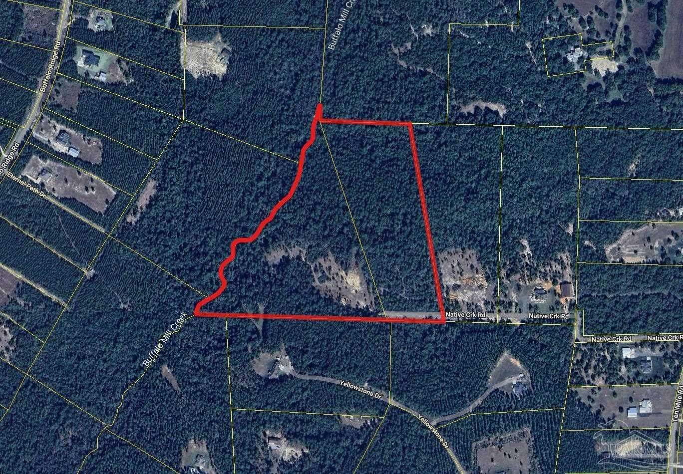 33.8 Acres of Recreational Land for Sale in Milton, Florida
