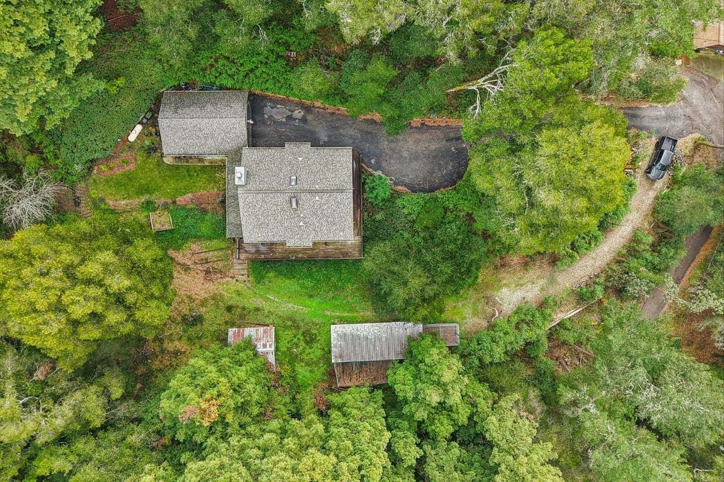 2 Acres of Land with Home for Sale in Boulder Creek, California