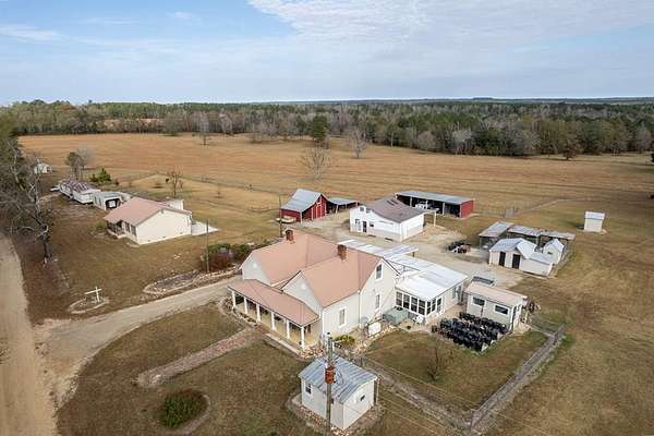 96 Acres of Agricultural Land with Home for Sale in Sparta, Georgia