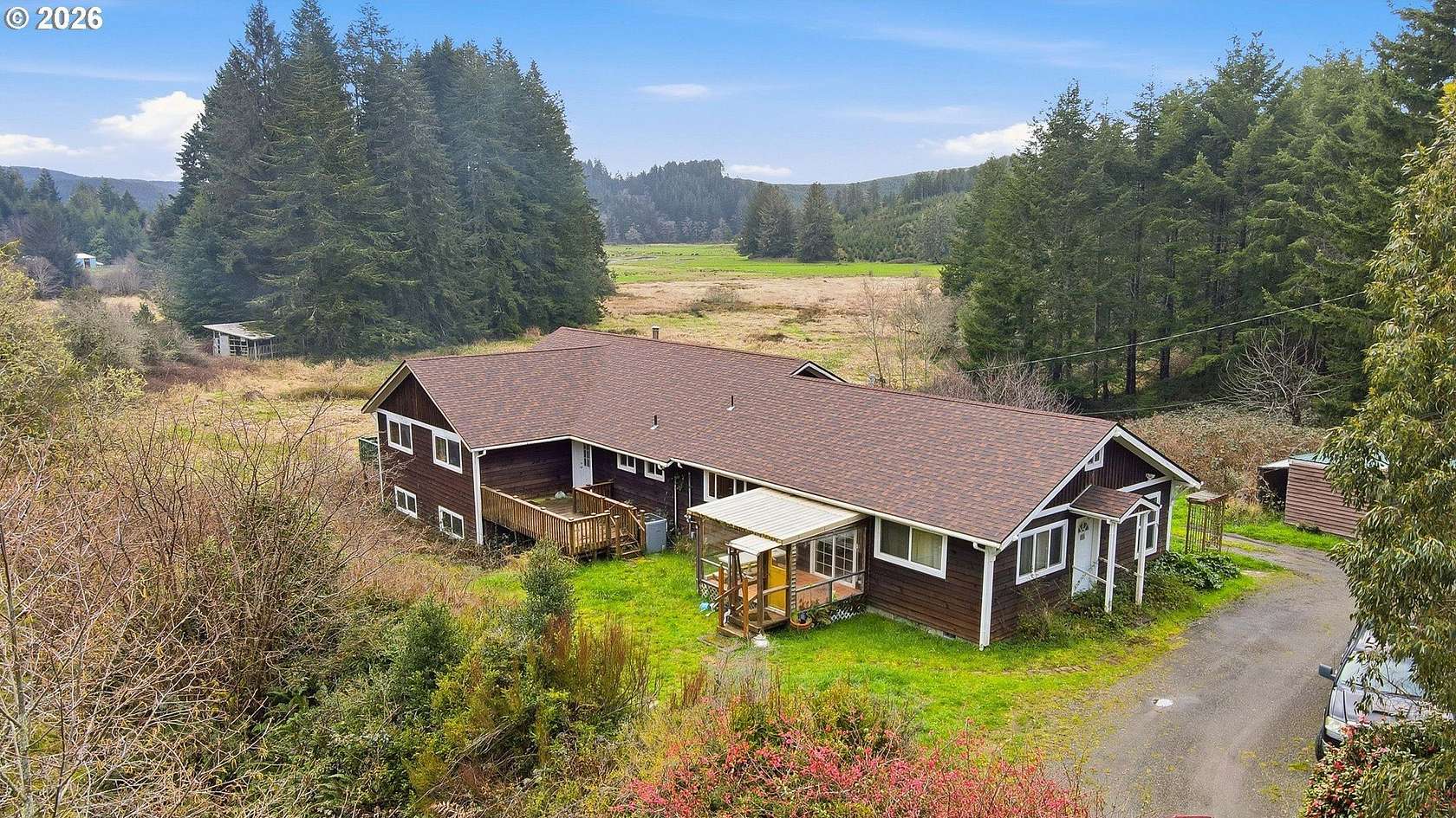 2.35 Acres of Land with Home for Sale in North Bend, Oregon