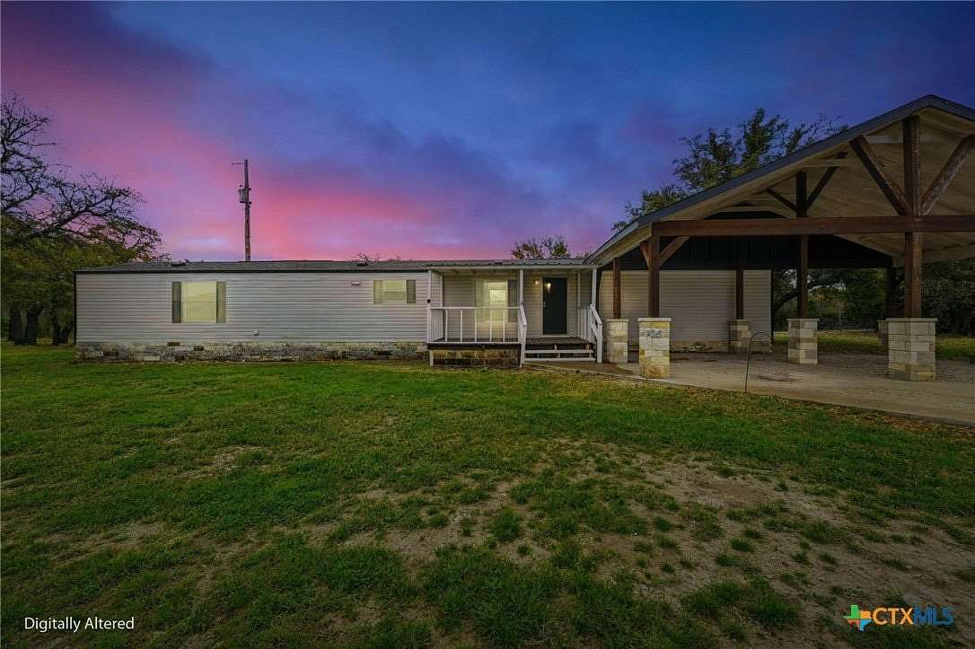 10.5 Acres of Recreational Land with Home for Sale in Kempner, Texas