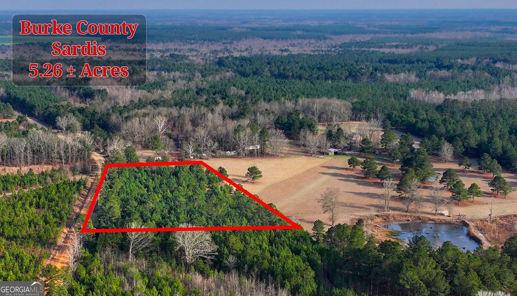 5.26 Acres of Recreational Land for Sale in Sardis, Georgia