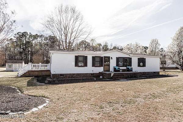 3.27 Acres of Land with Home for Sale in Battleboro, North Carolina