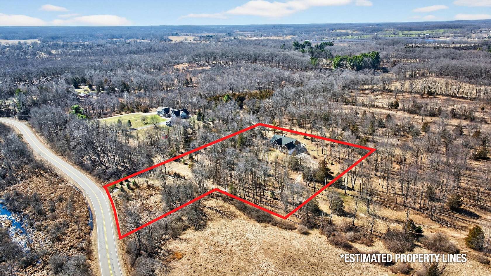 4.53 Acres of Land with Home for Sale in Horton, Michigan