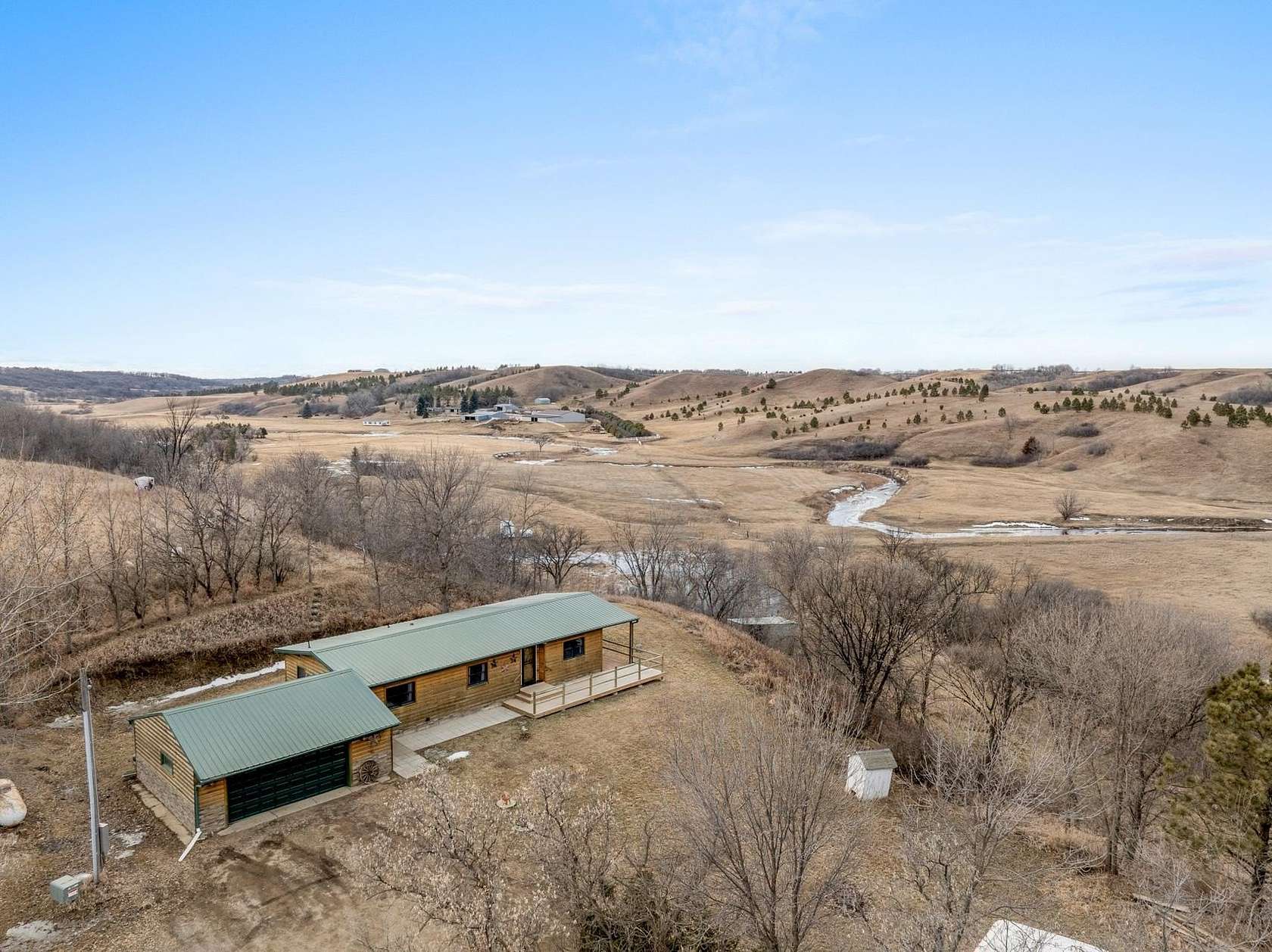 5 Acres of Land with Home for Sale in Sawyer, North Dakota