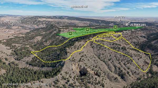 113 Acres of Land for Sale in Hot Springs, South Dakota