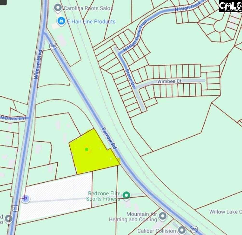 2.26 Acres of Improved Commercial Land for Sale in Blythewood, South Carolina