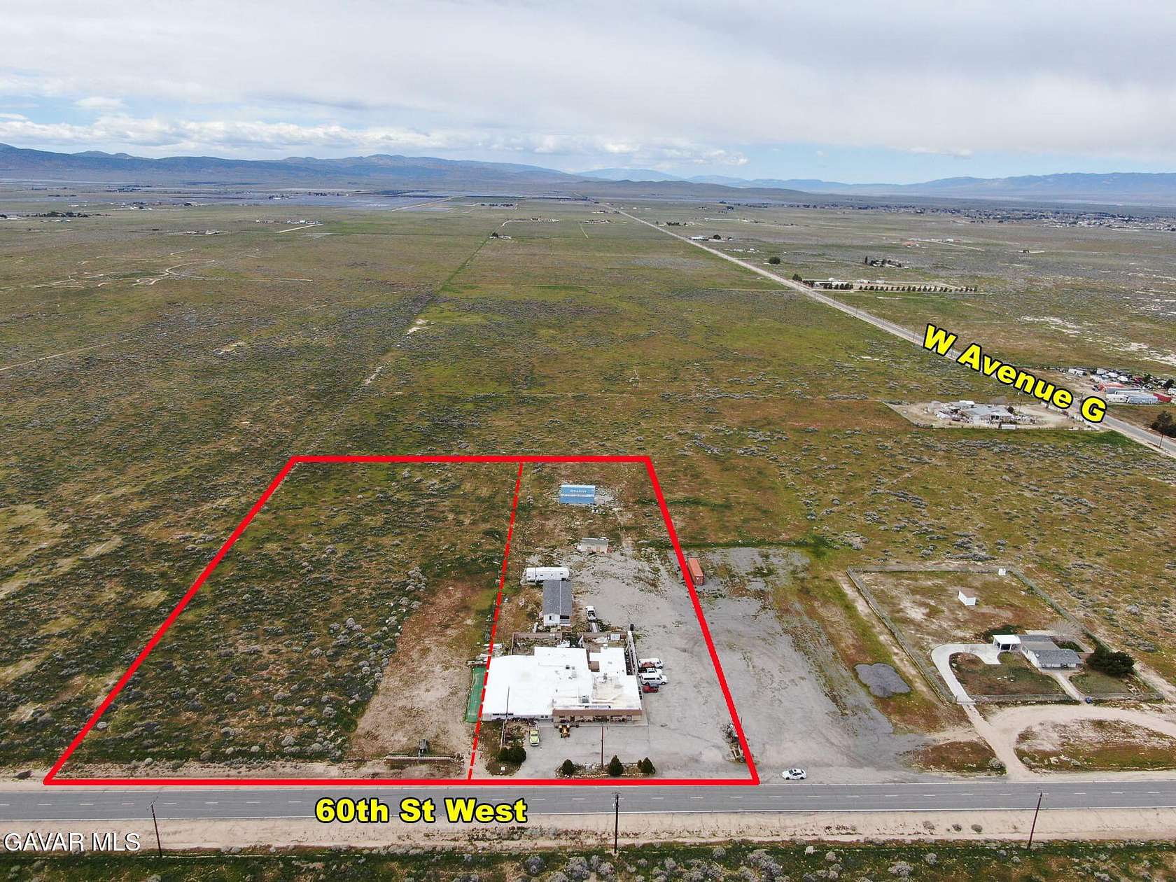 6.9 Acres of Improved Commercial Land for Sale in Lancaster, California